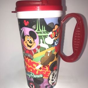 Set of 2 Whirley DrinkWorks cups. Mickey Mouse Buzz Lightyear